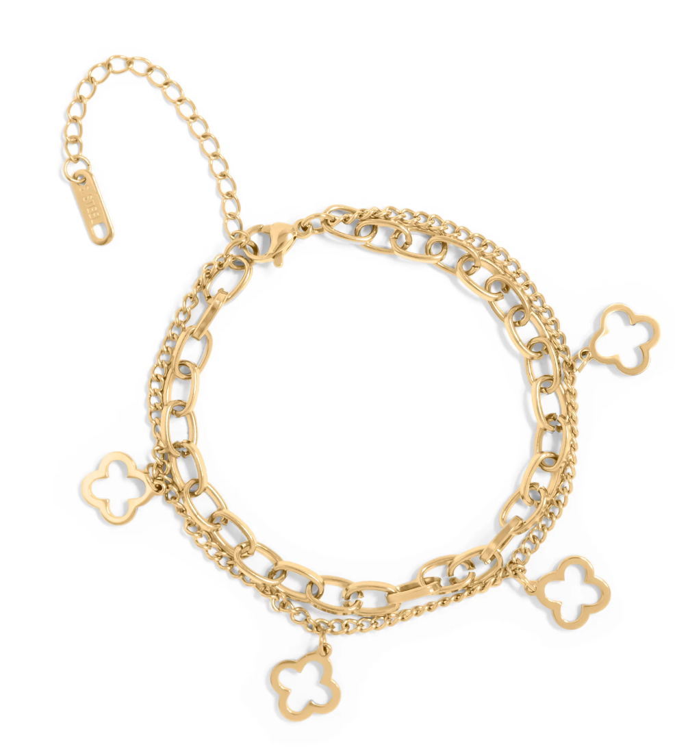 The Luck & Layered Clover Bracelet