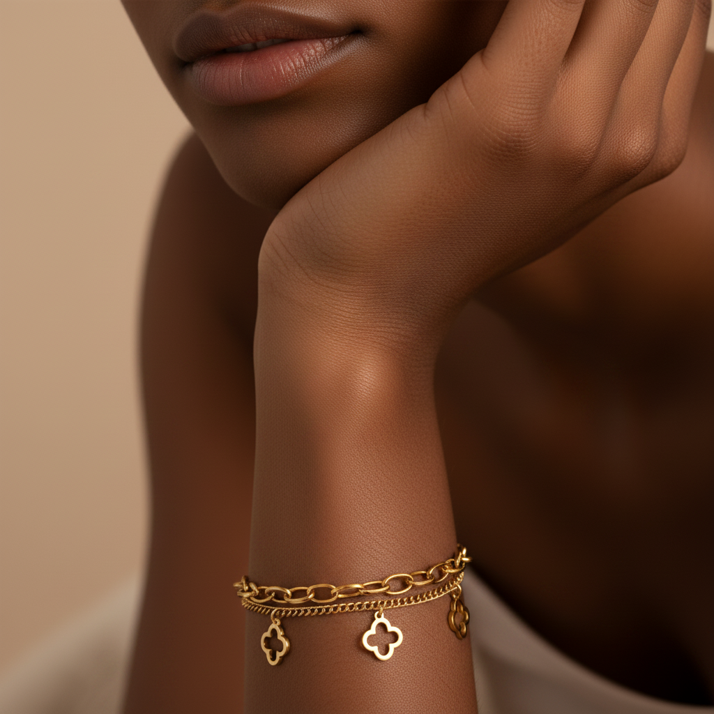 The Luck & Layered Clover Bracelet
