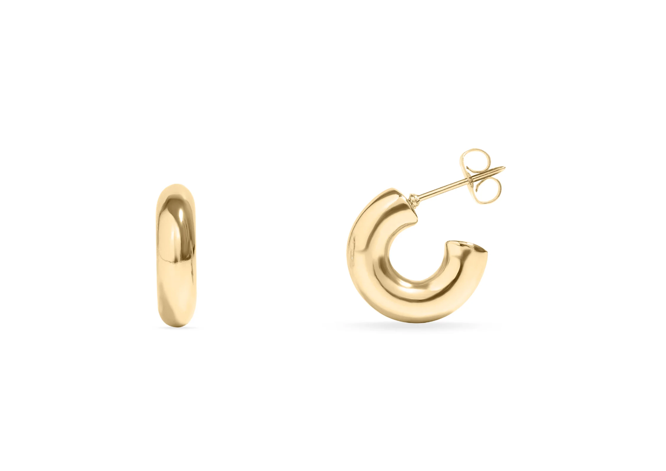 The Everyday Chunky Huggie Hoop