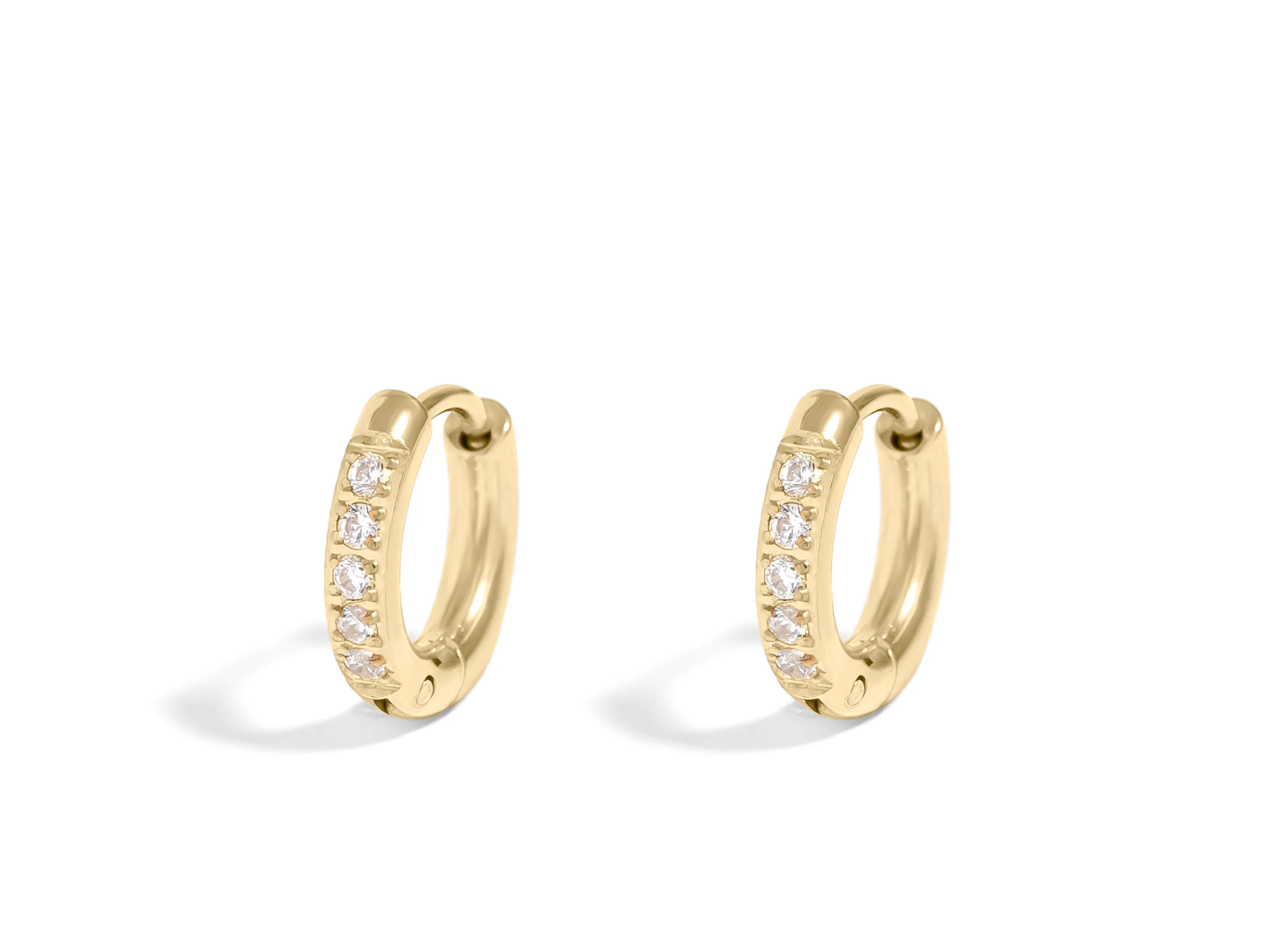 Micro-Pave Sparkle Huggies